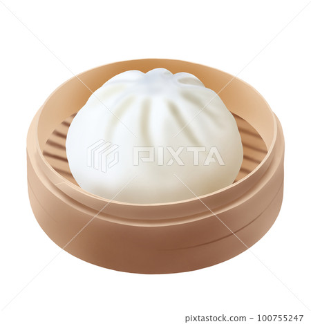 竹蒸籠裡的大包子 竹蒸籠裡的大包子 100755247