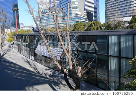 Joe Terrace in front of Osaka Castle Park Station Joe Terrace in front of Osaka Castle Park Station 100756290