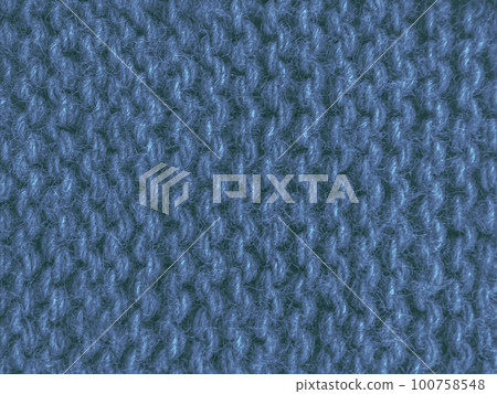 Organic knitted material with macro weave threads. 100758548