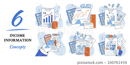 Registration of claim form register document, providing personal information, income information 100761439