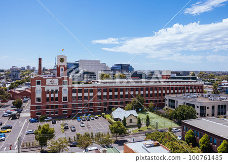 View towards Melbourne from Cremorne in Australia View towards Melbourne from Cremorne in Australia 100761485