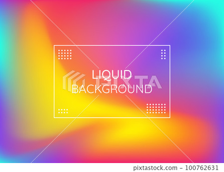 Modern abstract fluid bright background. 100762631