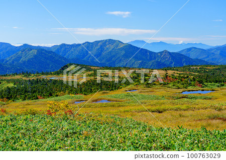 苗場山,秋葉的天空天堂,新潟百名名山 苗場山,秋葉的天空天堂,新潟百名名山 100763029