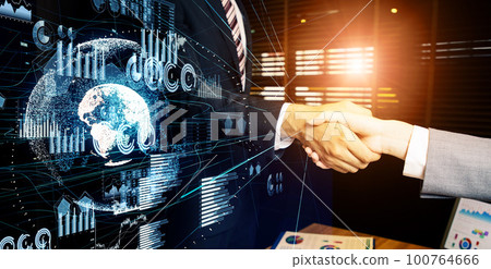 Horizontal visuals for business and technology banners and advertisements Horizontal visuals for business and technology banners and advertisements 100764666