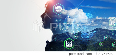 Environmental technology Horizontal visuals for banners and advertisements Environmental technology Horizontal visuals for banners and advertisements 100764680