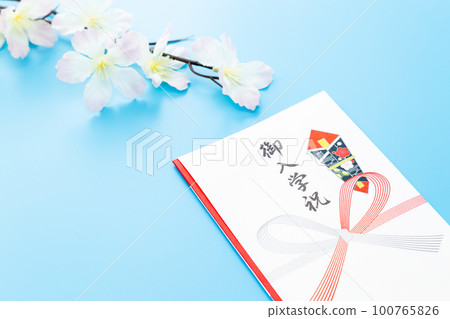 入學慶典藍色背景 100765826