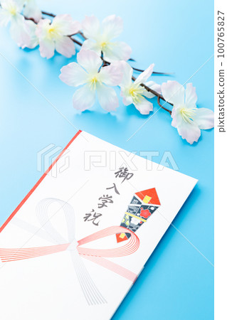 入學慶典藍色背景 100765827