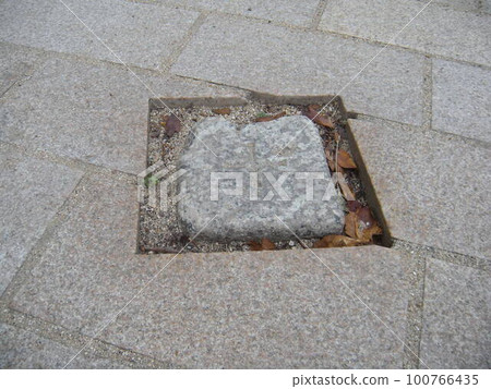 大阪府大阪市港區天保山公園內的“天保山三角點” 100766435