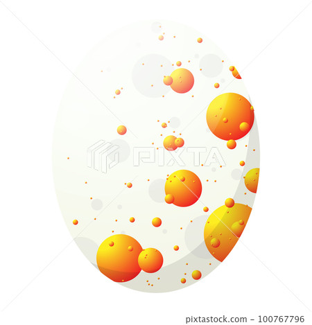 Colorful and beautifully patterned eggs that come into the Easter concept and can also be used in different events. 100767796