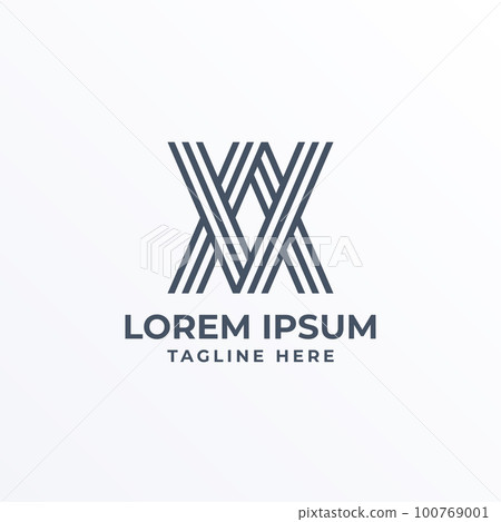 letter xx logo template for company letter xx logo template for company 100769001
