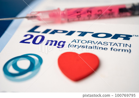 Bangkok, Thailand, October 1, 2022 Prevacid, Lansoprazole, medication which reduces stomach acid, treat peptic ulcer disease. 100769795