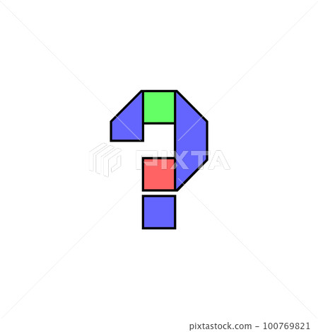 Font alphabet folded from colored paper, made in multi-colored ribbon, vector illustration 10EPS Font alphabet folded from colored paper, made in multi-colored ribbon, vector illustration 10EPS 100769821