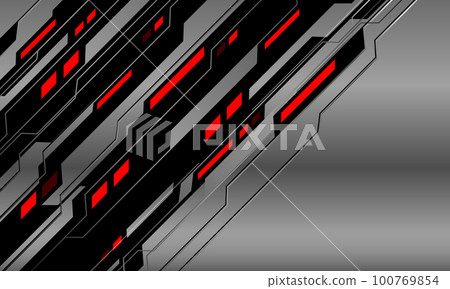 Abstract silver black red light power cyber pattern desifn modern futuristic technology background vector Abstract silver black red light power cyber pattern desifn modern futuristic technology background vector 100769854
