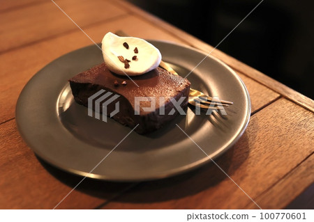 chocolate terrine chocolate terrine 100770601
