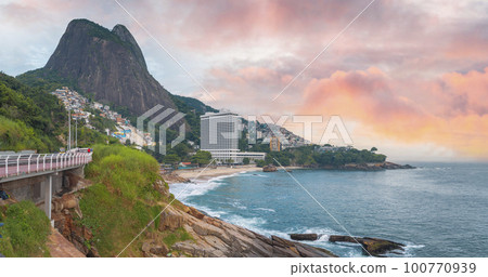 Leblon beach in Rio de Janeiro 100770939