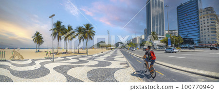 Copacabana is an elite beach in Rio de Janeiro. 100770940