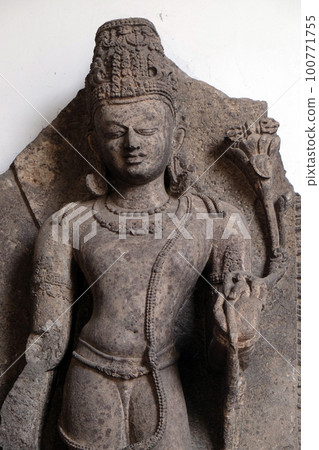 Vajrapani, from 10th century found in Khondalite Lalitagiri, Odisha now exposed in the Indian Museum in Kolkata, West Bengal, India Vajrapani, from 10th century found in Khondalite Lalitagiri, Odisha now exposed in the Indian Museum in Kolkata, West Bengal, India 100771755