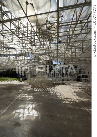 The cloud Installation by Sou Fujimoto in Tirana, Albania 100777773