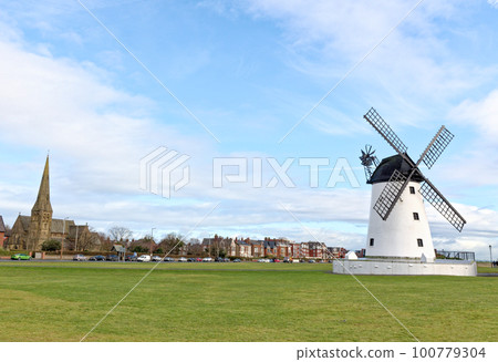 Lytham St Annes Windmill - Lancashire Fylde coast, United Kingdom Lytham St Annes Windmill - Lancashire Fylde coast, United Kingdom 100779304