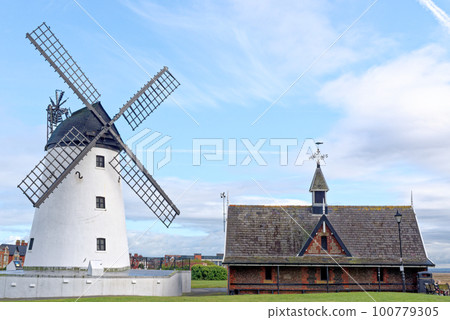 Lytham St Annes Windmill - Lancashire Fylde coast, United Kingdom 100779305