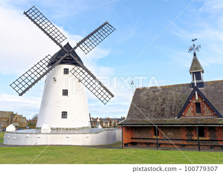 Lytham St Annes Windmill - Lancashire Fylde coast, United Kingdom Lytham St Annes Windmill - Lancashire Fylde coast, United Kingdom 100779307