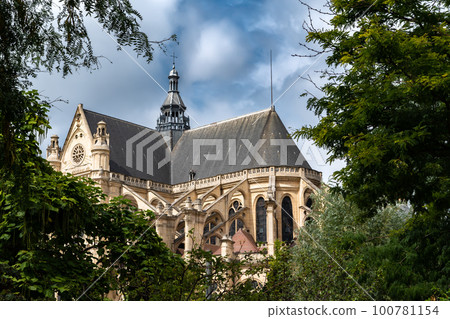 Church Eglise Saint-Eustache In Paris, France Church Eglise Saint-Eustache In Paris, France 100781154