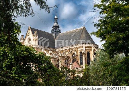 Church Eglise Saint-Eustache In Paris, France Church Eglise Saint-Eustache In Paris, France 100781155