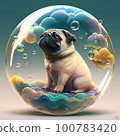 fantasy 3d pug 100783420