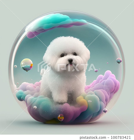 幻想 3D 比熊犬 100783421