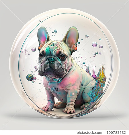Fantasy 3D French Bulldog Fantasy 3D French Bulldog 100783582
