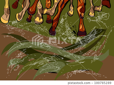 horse racing 100785289