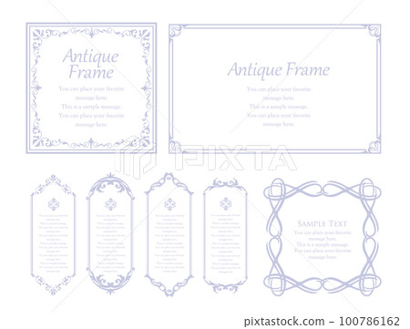Elegant wedding card material collection inspired by summer 100786162