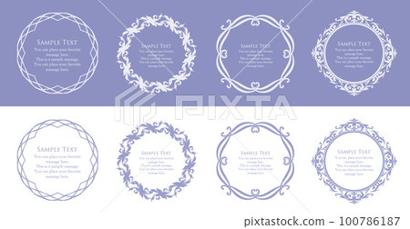 Elegant wedding card material collection inspired by summer 100786187