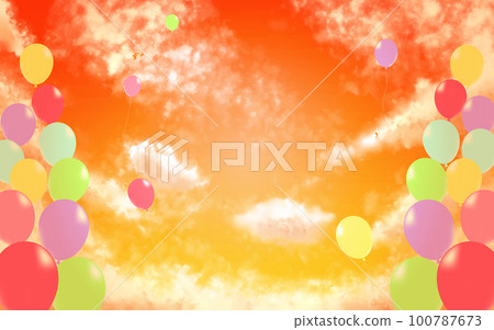 The madder sky and balloons The madder sky and balloons 100787673