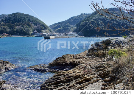 Shijunura, Shimane Peninsula, Kumotsu, the sea of Suwa Shrine 100791024