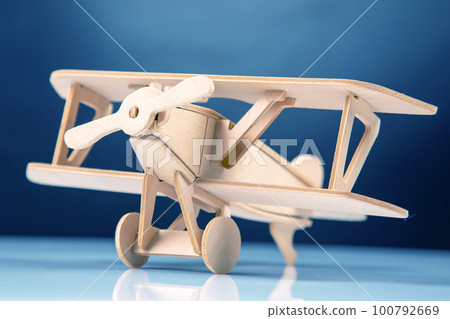 Wooden aircraft model. constructor for assembling toys 100792669