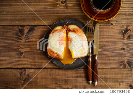 Mentaiko Mayo Cheese Egg Toast 100793498