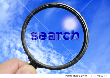 Image to search with magnifier 100793766