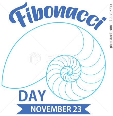 Fibonacci day poster design Fibonacci day poster design 100796853