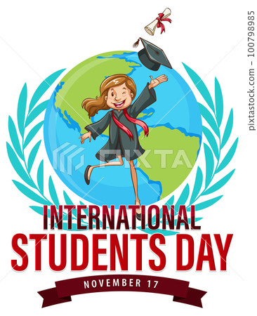 International Students Day Banner Design International Students Day Banner Design 100798985