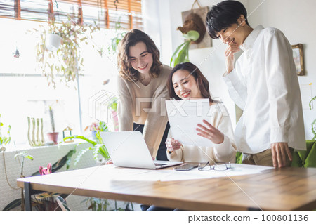 計劃旅行的學生 100801136