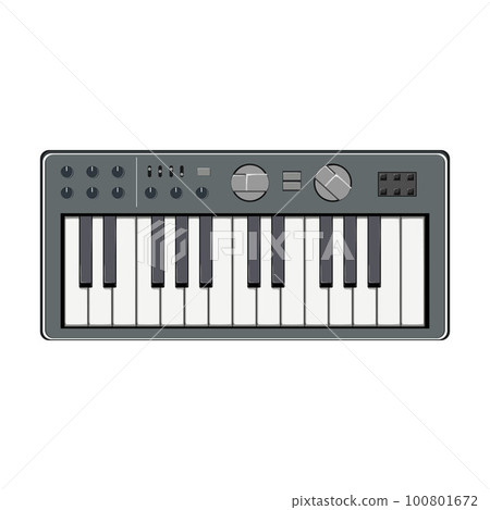 sound synthesizer audio cartoon vector illustration sound synthesizer audio cartoon vector illustration 100801672