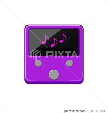 modern mp3 player cartoon vector illustration 100801771