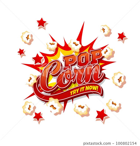 popcorn pop corn candy bar movie cinema theat Template