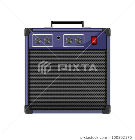 studio guitar amplifier cartoon vector illustration studio guitar amplifier cartoon vector illustration 100802170