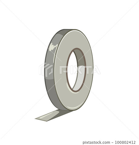 cut duct tape cartoon vector illustration 100802412
