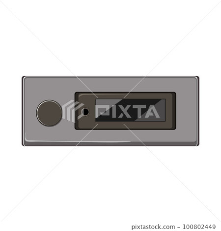 music digital amplifier cartoon vector illustration 100802449
