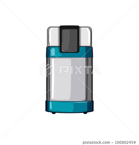 food coffee grinder electric cartoon vector illustration food coffee grinder electric cartoon vector illustration 100802459