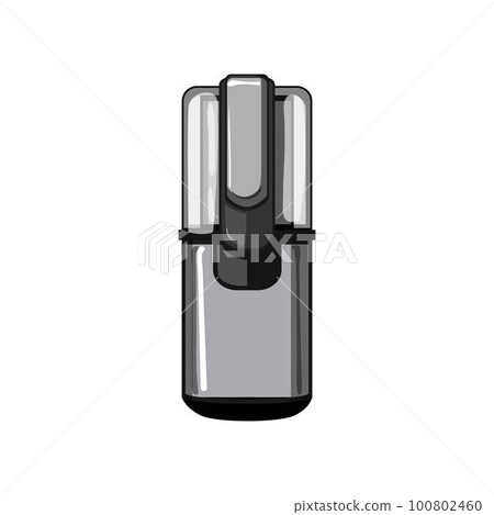 brown coffee grinder electric cartoon vector illustration brown coffee grinder electric cartoon vector illustration 100802460