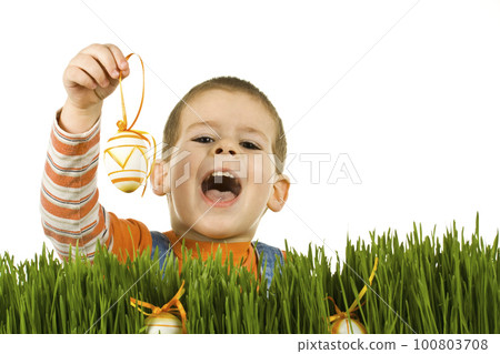 Portrait of happy child Portrait of happy child 100803708